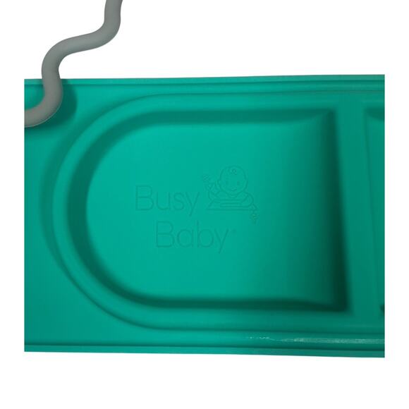 Busy Baby Silicone Mini Mat and Tether System Nonslip Travel Suction Placemat - Picture 4 of 4